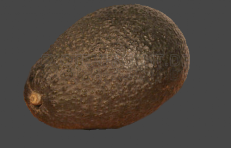 schwarze Avocado