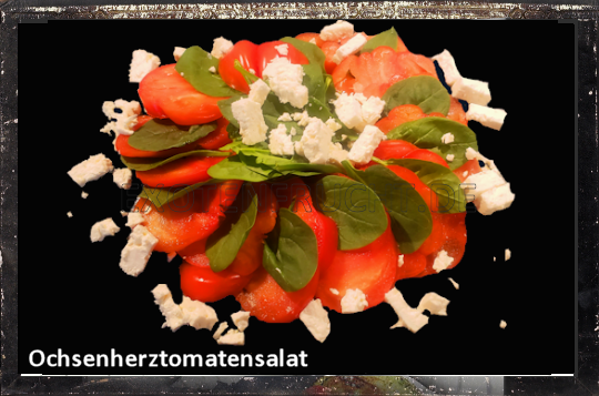 Ochsenherztomatensalat