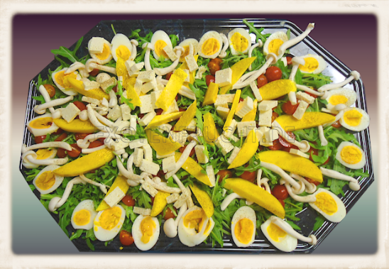 Shimejisalat Salat mit Shimeji